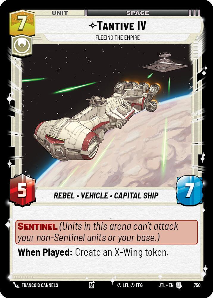 Tantive IV - Fleeing the Empire (Foil) [Jump to Lightspeed] 750