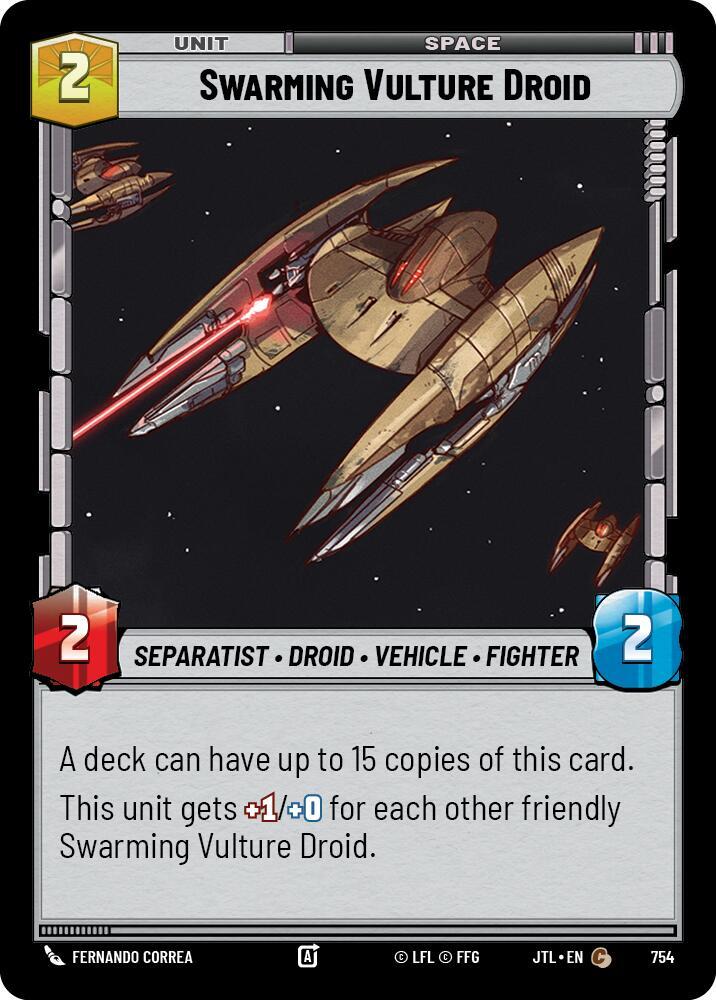 Swarming Vulture Droid (Foil) [Jump to Lightspeed] 754