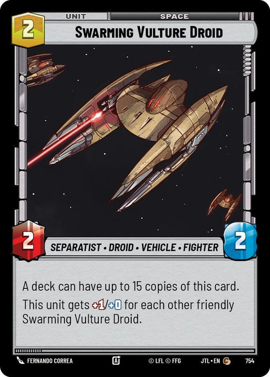 Swarming Vulture Droid (Foil) [Jump to Lightspeed] 754