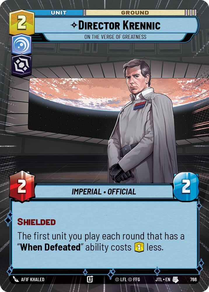 Director Krennic - On the Verge of Greatness (Hyperspace Foil) [Jump to Lightspeed] 766