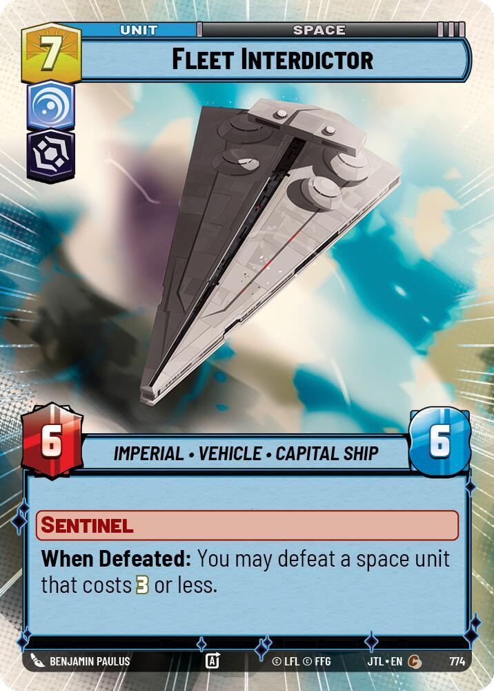 Fleet Interdictor (Hyperspace Foil) [Jump to Lightspeed] 774