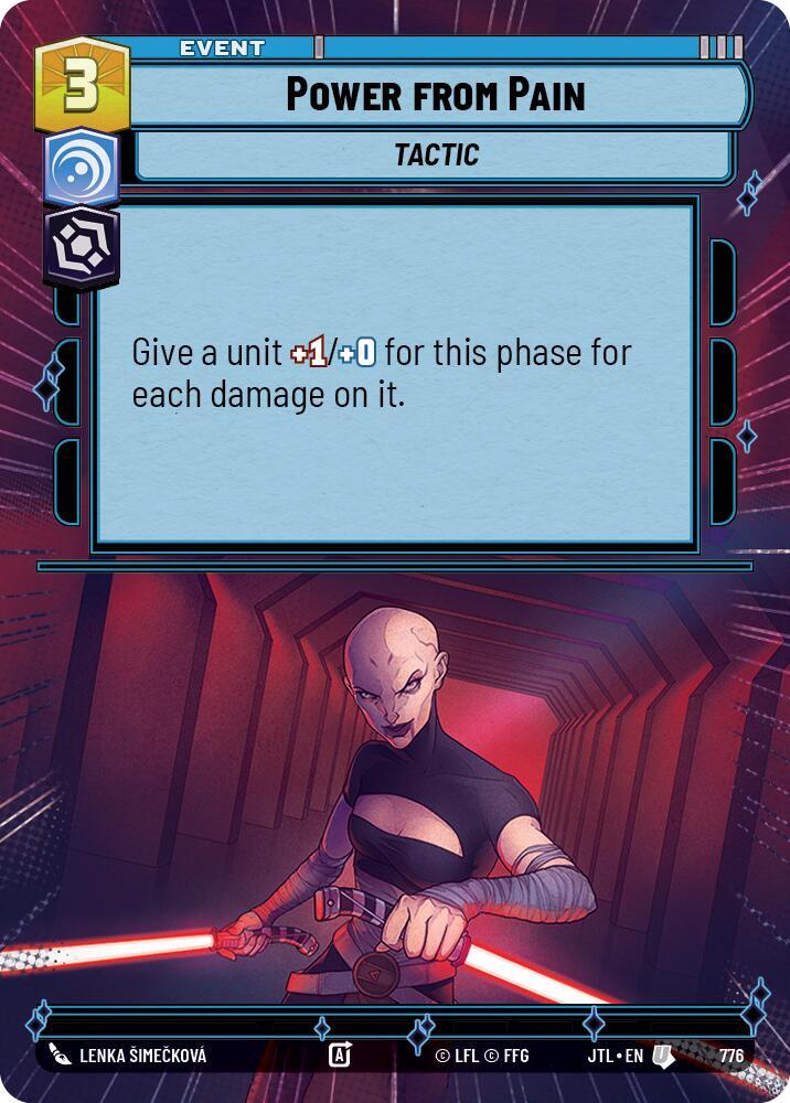 Power from Pain (Hyperspace Foil) [Jump to Lightspeed] 776