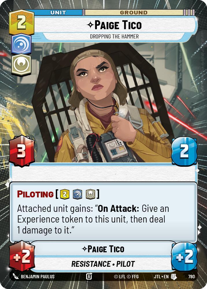 Paige Tico - Dropping the Hammer (Hyperspace Foil) [Jump to Lightspeed] 780