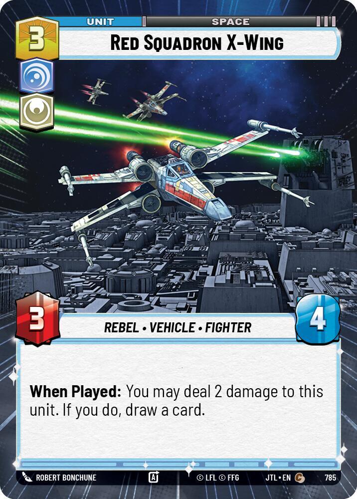 Red Squadron X-Wing (Hyperspace Foil) [Jump to Lightspeed] 785