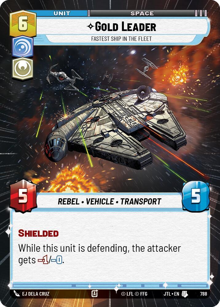 Gold Leader - Fastest Ship in the Fleet (Hyperspace Foil) [Jump to Lightspeed] 788