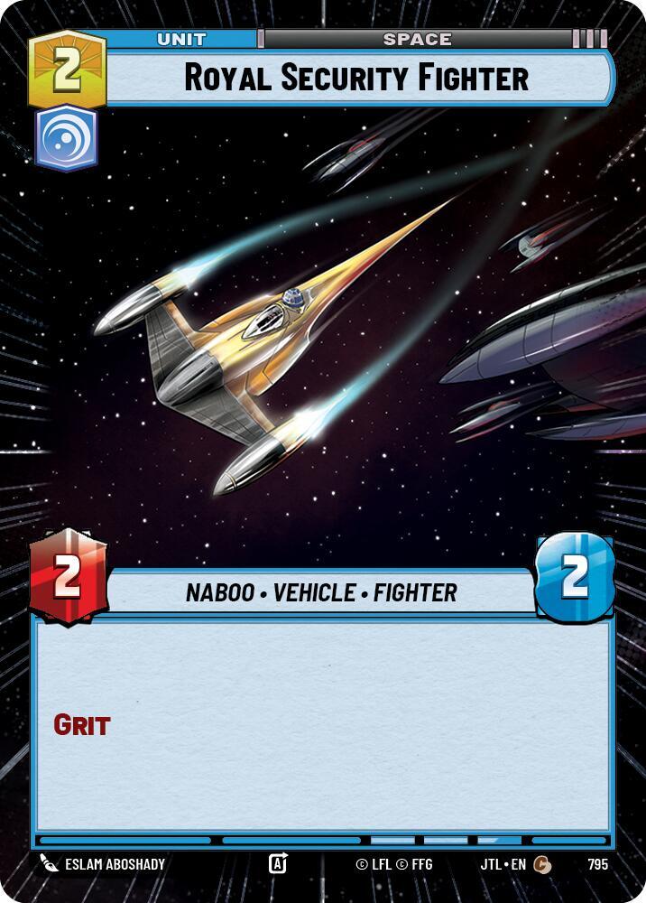Royal Security Fighter (Hyperspace Foil) [Jump to Lightspeed] 795