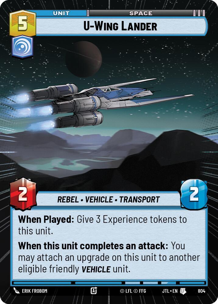U-Wing Lander (Hyperspace Foil) [Jump to Lightspeed] 804