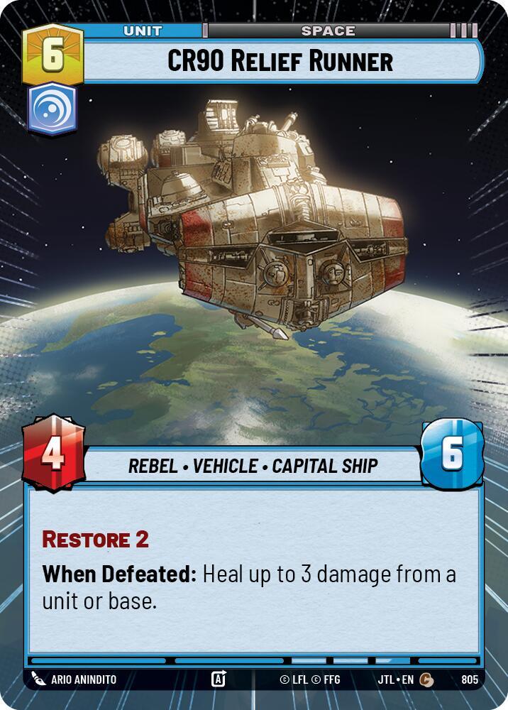 CR90 Relief Runner (Hyperspace Foil) [Jump to Lightspeed] 805