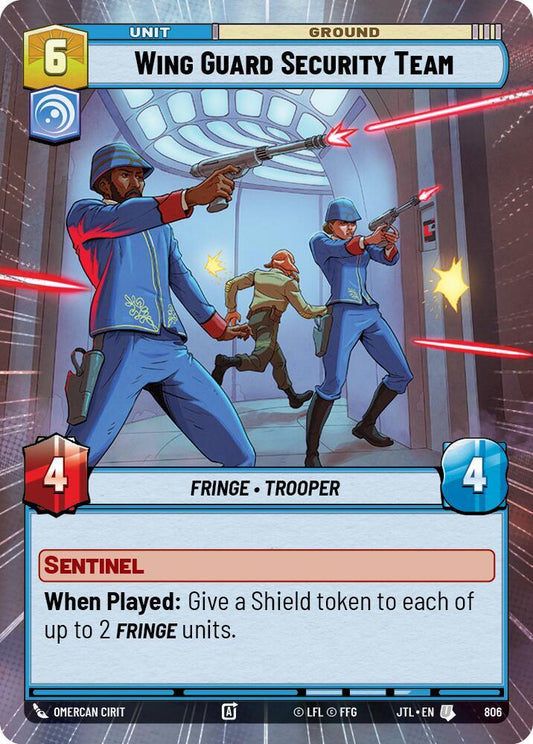 Wing Guard Security Team (Hyperspace Foil) [Jump to Lightspeed] 806