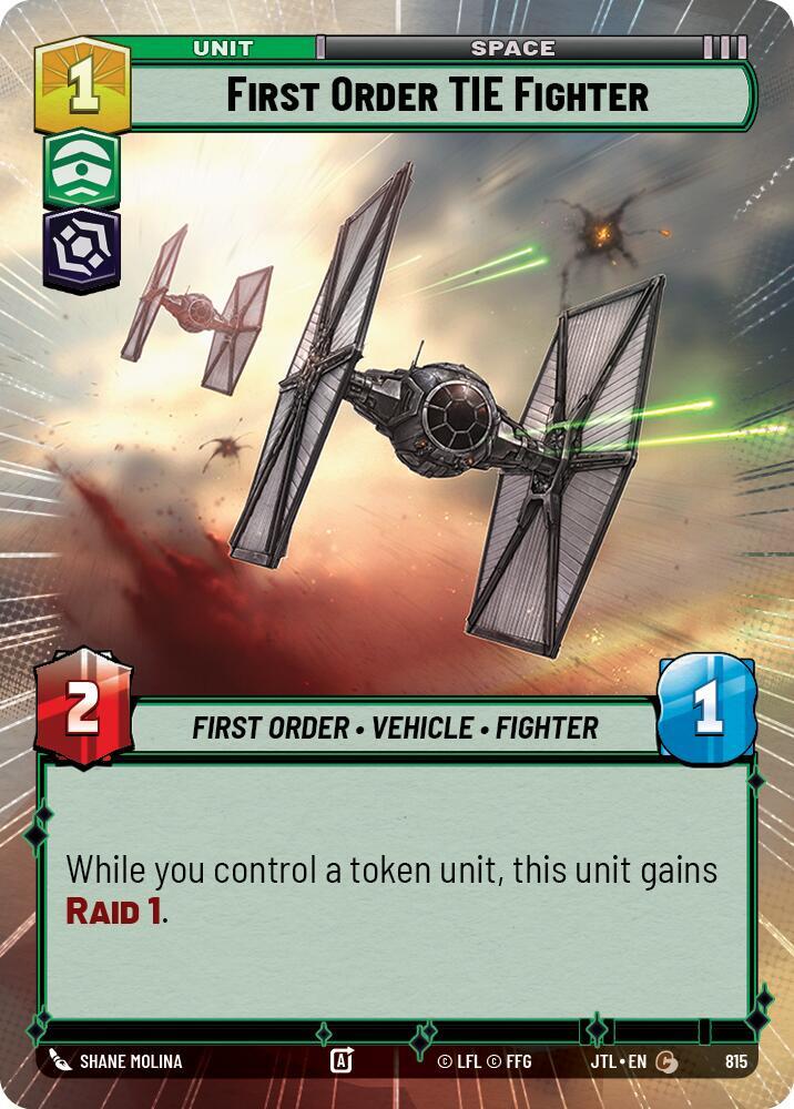 First Order TIE Fighter (Hyperspace Foil) [Jump to Lightspeed] 815