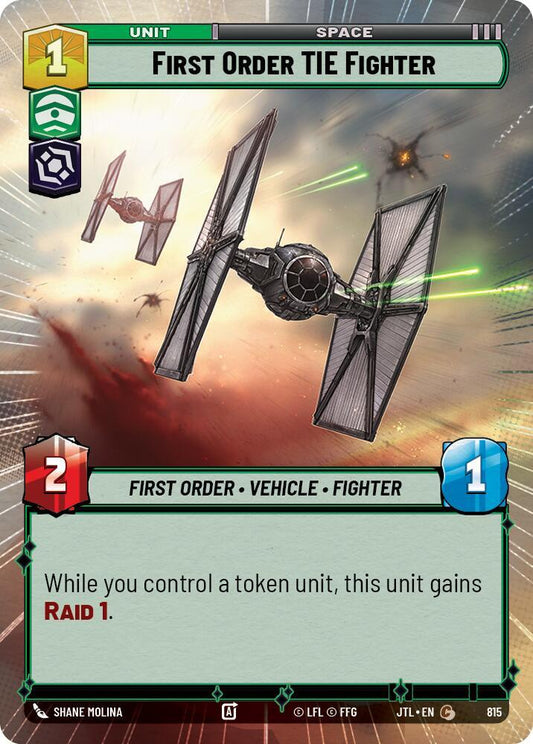 First Order TIE Fighter (Hyperspace Foil) [Jump to Lightspeed] 815