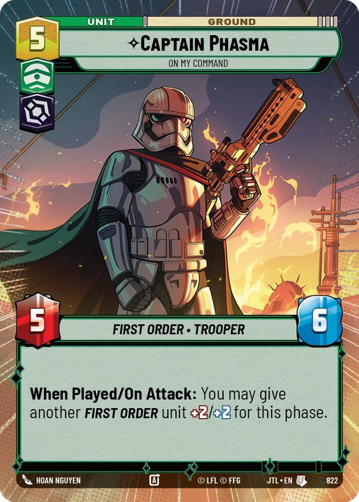 Captain Phasma - On My Command (Hyperspace Foil) [Jump to Lightspeed] 822