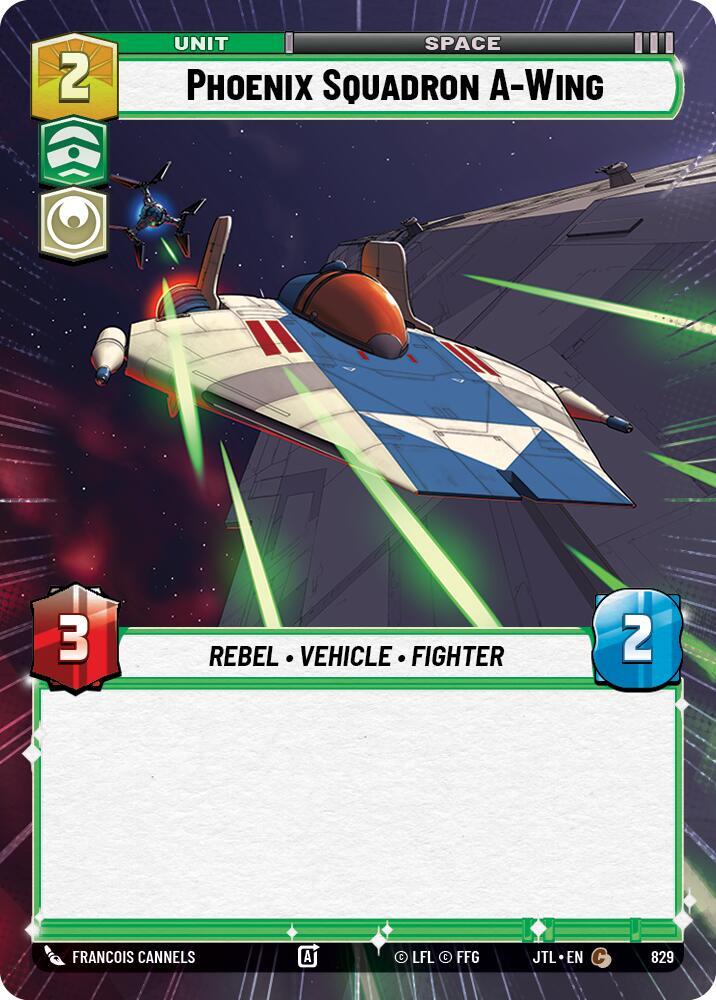 Phoenix Squadron A-Wing (Hyperspace Foil) [Jump to Lightspeed] 829