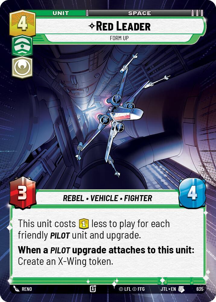 Red Leader - Form Up (Hyperspace Foil) [Jump to Lightspeed] 835