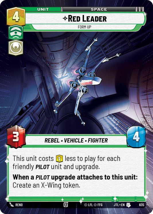 Red Leader - Form Up (Hyperspace Foil) [Jump to Lightspeed] 835