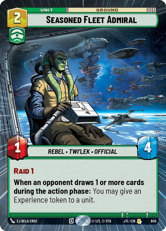 Seasoned Fleet Admiral (Hyperspace Foil) [Jump to Lightspeed] 845