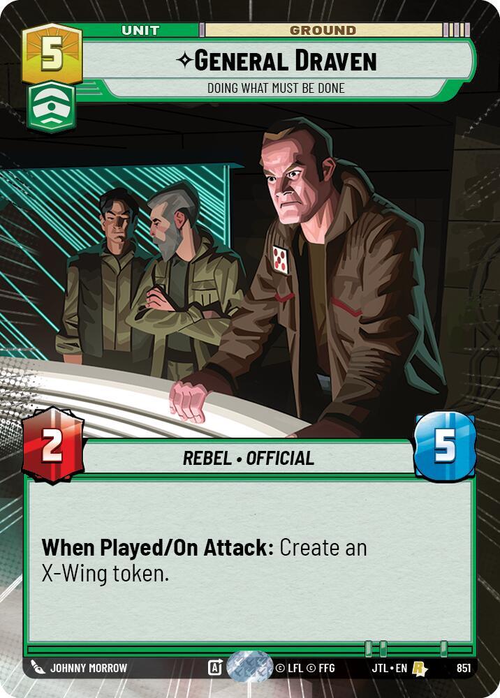 General Draven - Doing What Must Be Done (Hyperspace Foil) [Jump to Lightspeed] 851