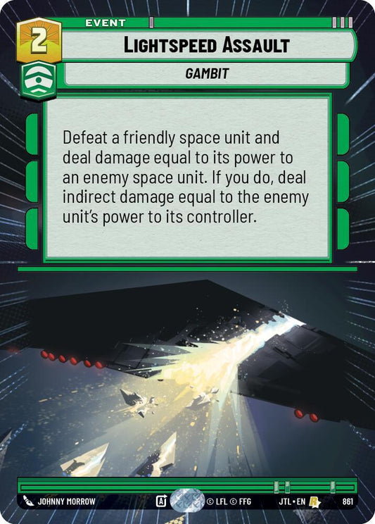 Lightspeed Assault (Hyperspace Foil) [Jump to Lightspeed] 861