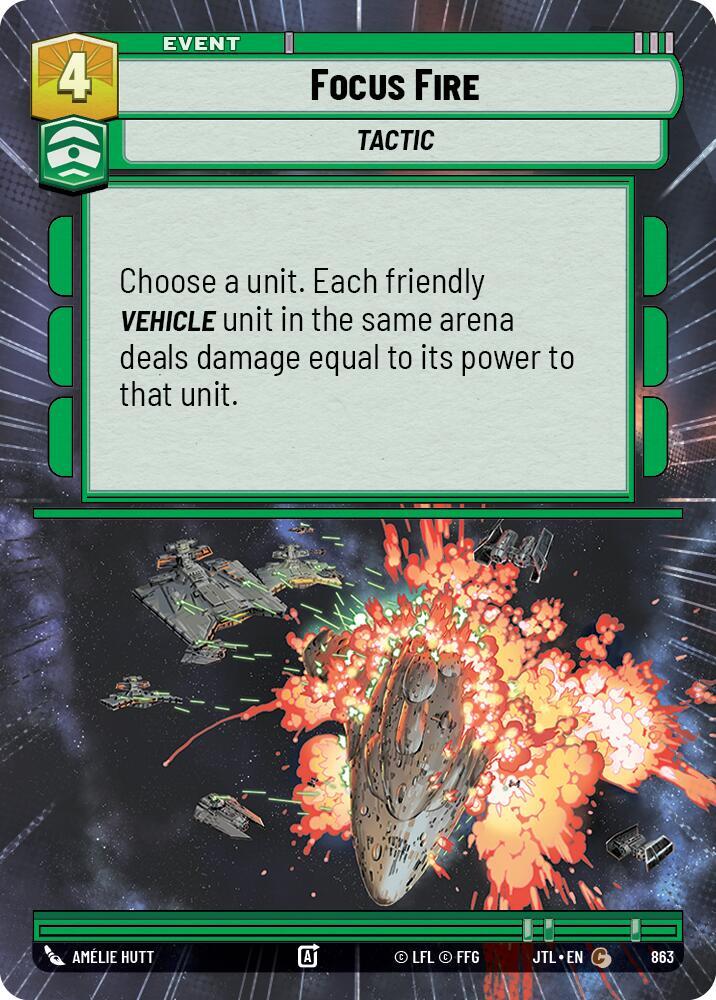 Focus Fire (Hyperspace Foil) [Jump to Lightspeed] 863