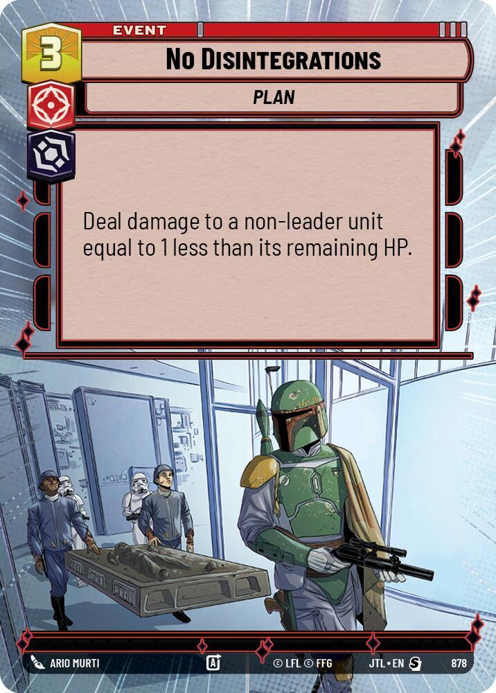 No Disintegrations (Hyperspace Foil) [Jump to Lightspeed] 878