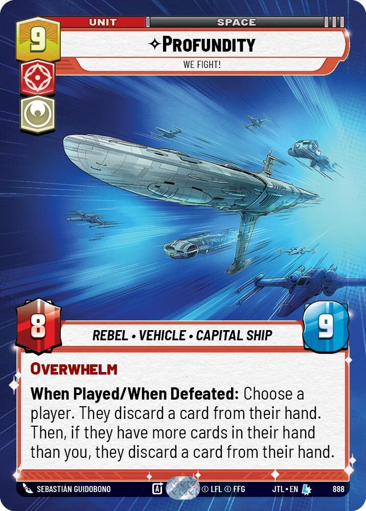 Profundity - We Fight! (Hyperspace Foil) [Jump to Lightspeed] 888