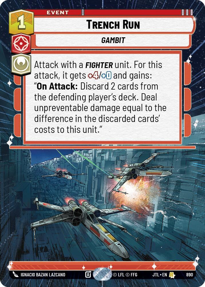 Trench Run (Hyperspace Foil) [Jump to Lightspeed] 890
