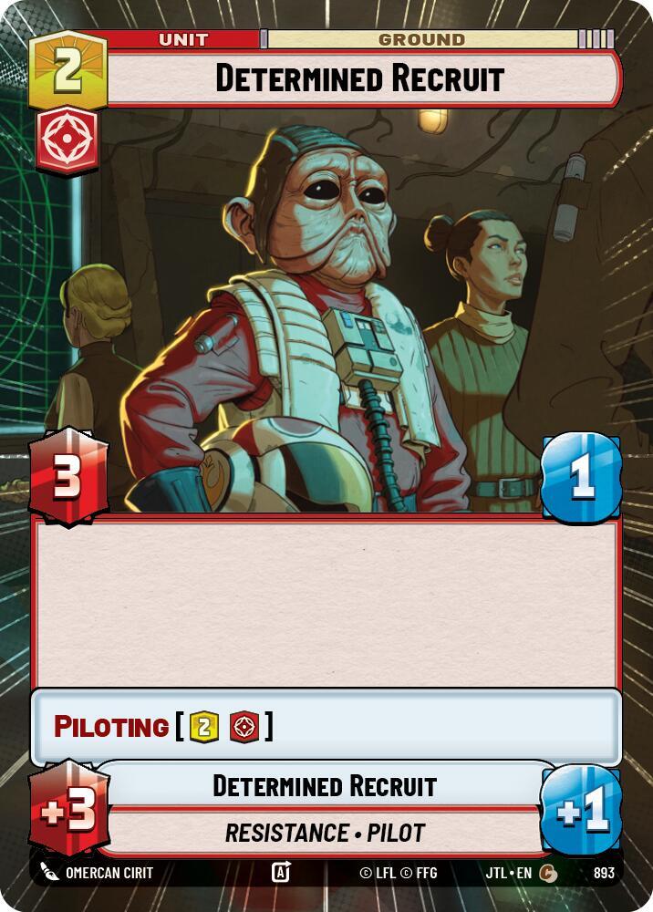 Determined Recruit (Hyperspace Foil) [Jump to Lightspeed] 893