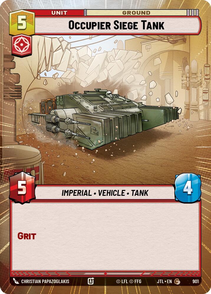 Occupier Siege Tank (Hyperspace Foil) [Jump to Lightspeed] 901