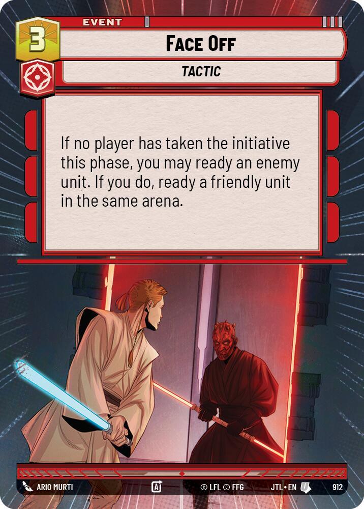 Face Off (Hyperspace Foil) [Jump to Lightspeed] 912