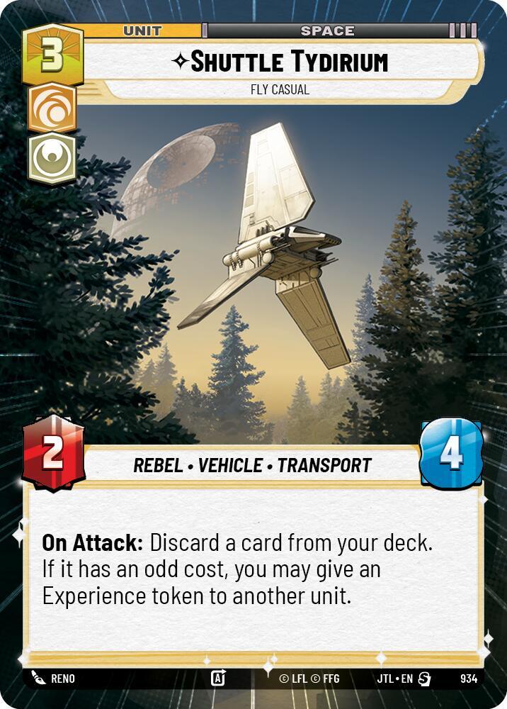 Shuttle Tydirium - Fly Casual (Hyperspace Foil) [Jump to Lightspeed] 934