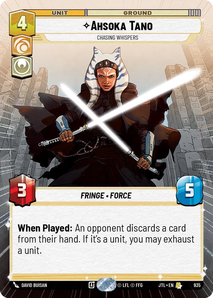 Ahsoka Tano - Chasing Whispers (Hyperspace Foil) [Jump to Lightspeed] 935