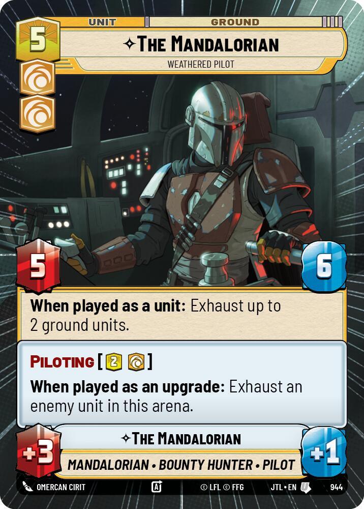 The Mandalorian - Weathered Pilot (Hyperspace Foil) [Jump to Lightspeed] 944