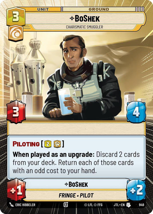 BoShek - Charismatic Smuggler (Hyperspace Foil) [Jump to Lightspeed] 949