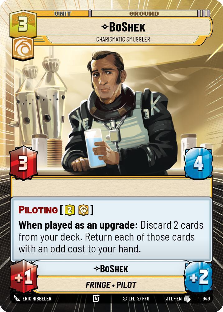 BoShek - Charismatic Smuggler (Hyperspace Foil) [Jump to Lightspeed] 949