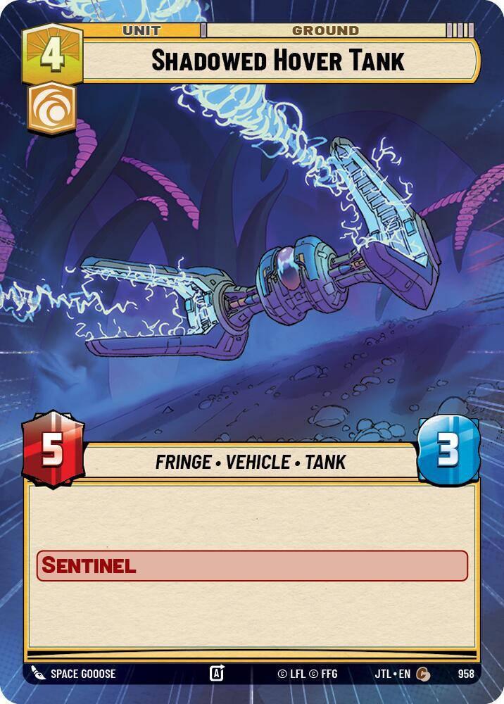 Shadowed Hover Tank (Hyperspace Foil) [Jump to Lightspeed] 958