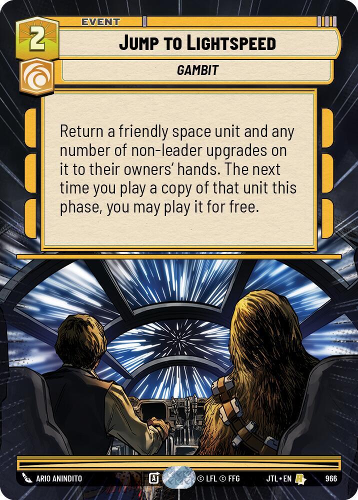 Jump to Lightspeed (Hyperspace Foil) [Jump to Lightspeed] 966