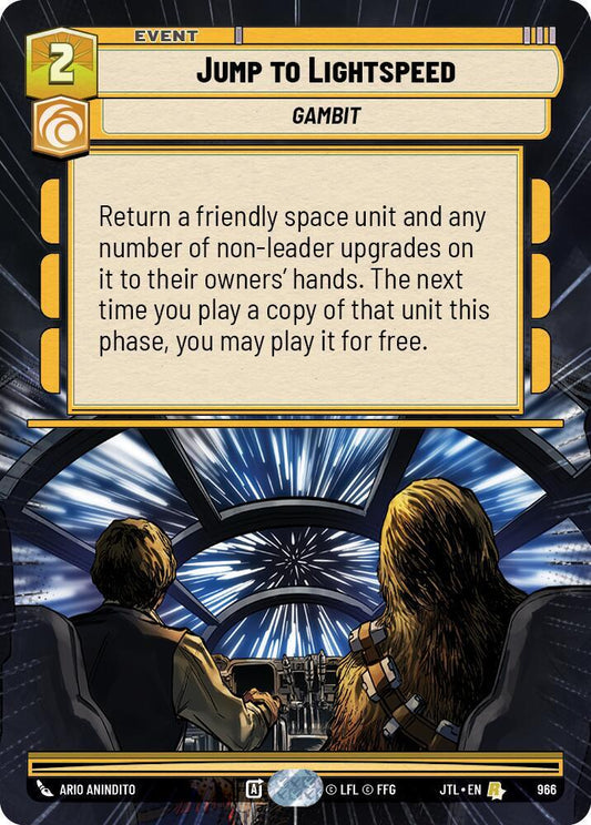 Jump to Lightspeed (Hyperspace Foil) [Jump to Lightspeed] 966
