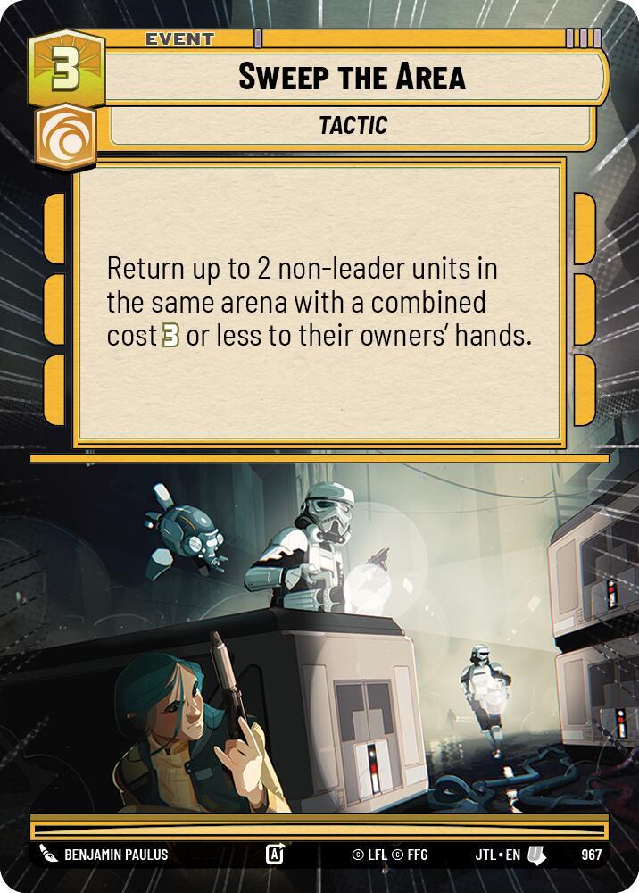 Sweep the Area (Hyperspace Foil) [Jump to Lightspeed] 967