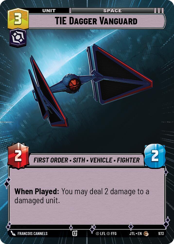 TIE Dagger Vanguard (Hyperspace Foil) [Jump to Lightspeed] 973