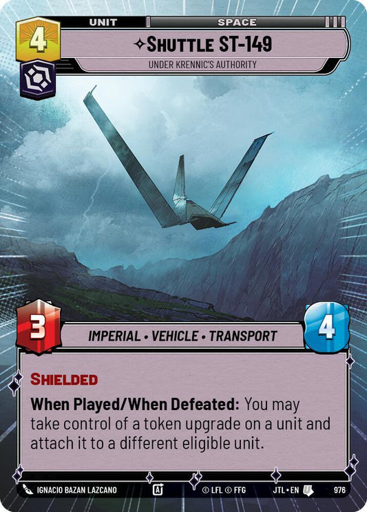 Shuttle ST-149 - Under Krennic's Authority (Hyperspace Foil) [Jump to Lightspeed] 976
