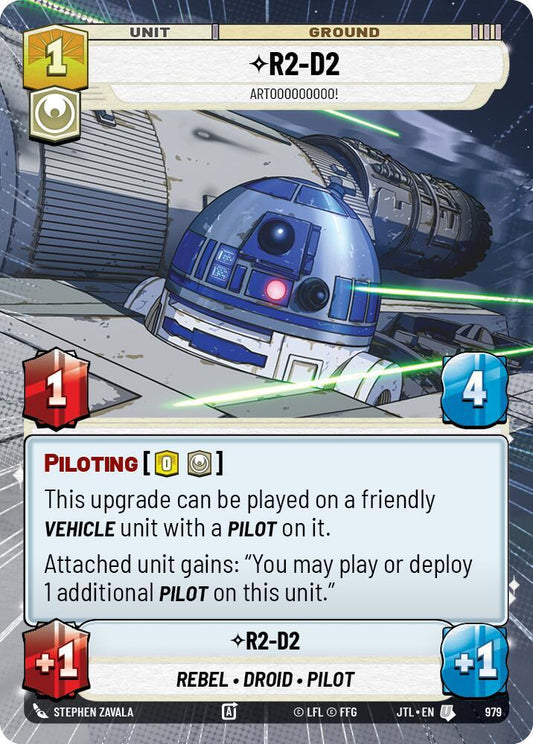 R2-D2 - Artooooooooo! (Hyperspace Foil) [Jump to Lightspeed] 979