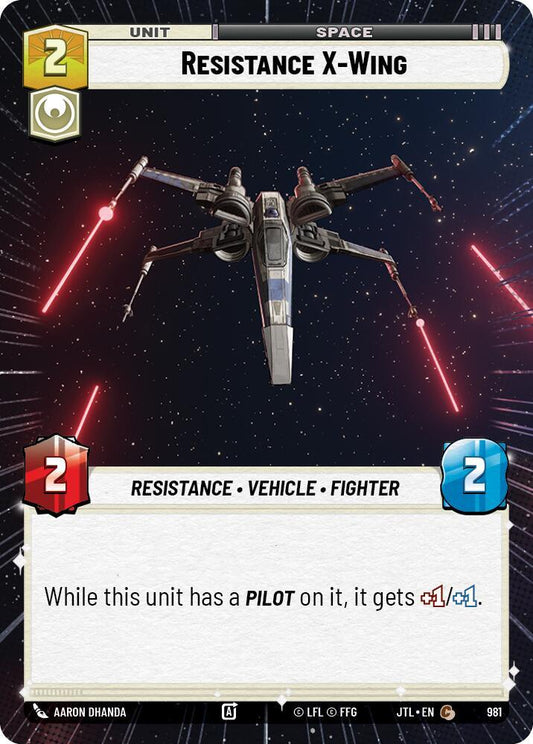 Resistance X-Wing (Hyperspace Foil) [Jump to Lightspeed] 981