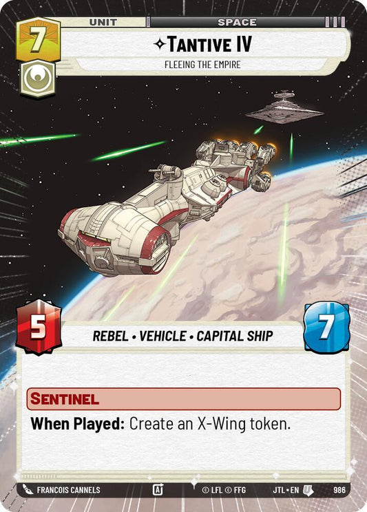 Tantive IV - Fleeing the Empire (Hyperspace Foil) [Jump to Lightspeed] 986