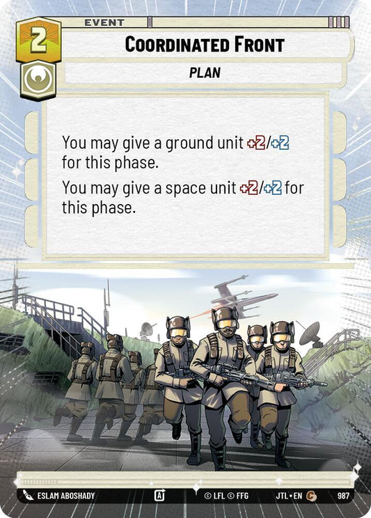 Coordinated Front (Hyperspace Foil) [Jump to Lightspeed] 987