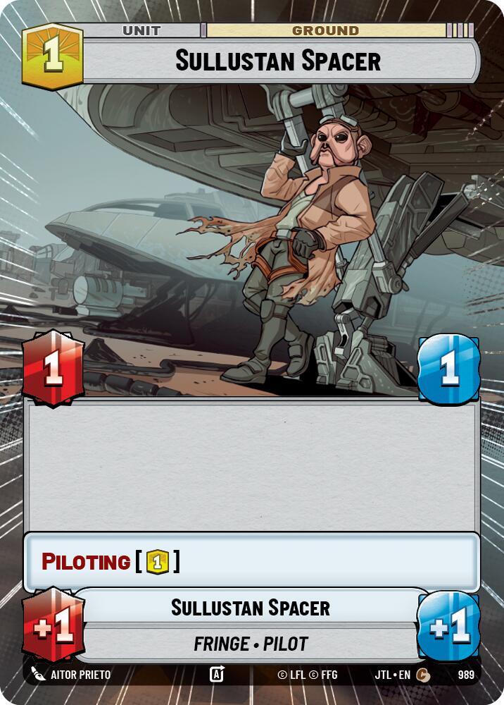 Sullustan Spacer (Hyperspace Foil) [Jump to Lightspeed] 989