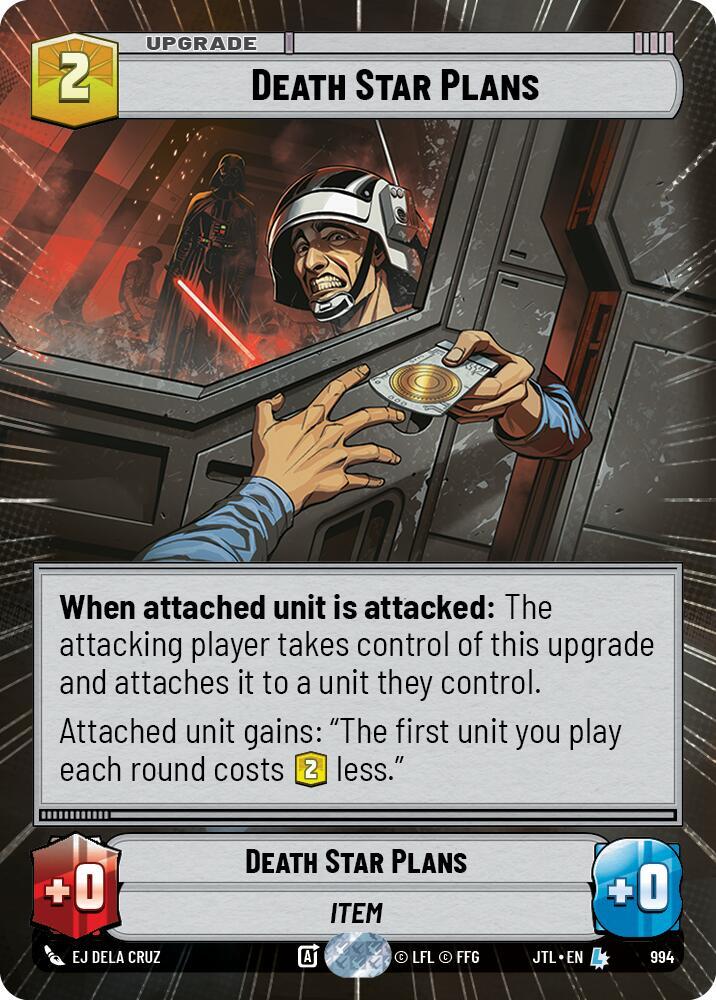 Death Star Plans (Hyperspace Foil) [Jump to Lightspeed] 994
