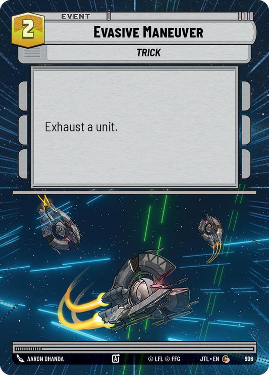 Evasive Maneuver (Hyperspace Foil) [Jump to Lightspeed] 996