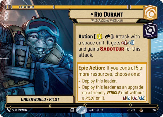 Rio Durant - Wisecrack Wheelman (Hyperspace) [Jump to Lightspeed] 277