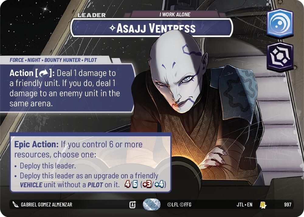Asajj Ventress - I Work Alone (Showcase) [Jump to Lightspeed] 997