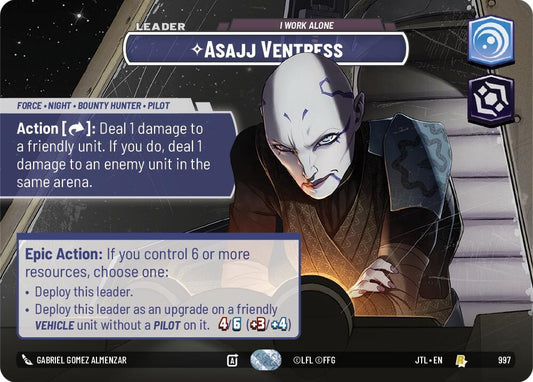 Asajj Ventress - I Work Alone (Showcase) [Jump to Lightspeed] 997